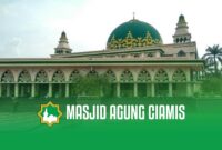 Masjid Agung Ciamis tampak dari halaman depan.
